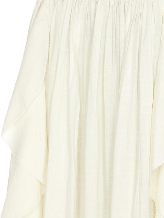 25SS 짐머만 롱 스커트 2457SRS252TEA White - ZIMMERMANN