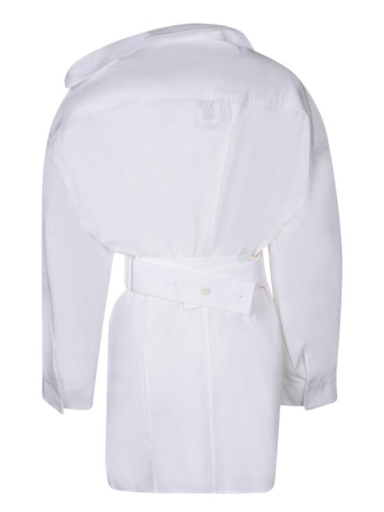 자크뮈스 숏 원피스 241DR094 1520 100 White - JACQUEMUS