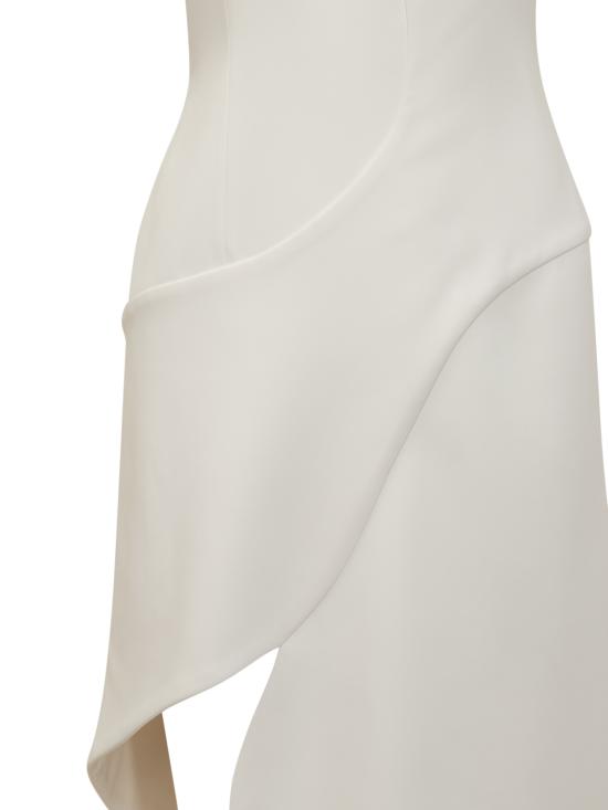 25SS 살바토레 페라가모 미디 원피스 13G865 0223179 MASCARPONE - SALVATORE FERRAGAMO