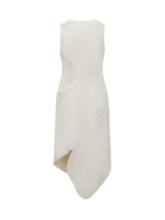 25SS 살바토레 페라가모 미디 원피스 13G865 0223179 MASCARPONE - SALVATORE FERRAGAMO