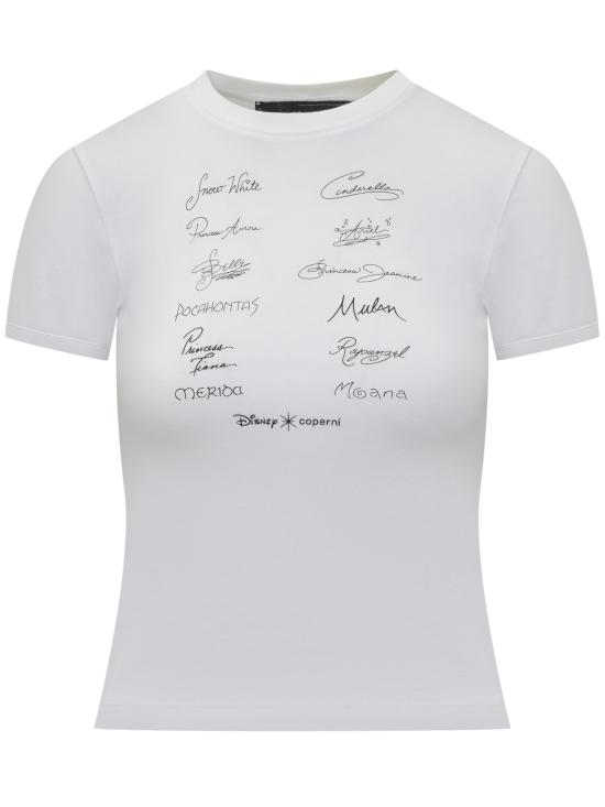 25SS 디즈니 X 코페르니 반팔 티셔츠 DJS07F5037 WHT WHITE
