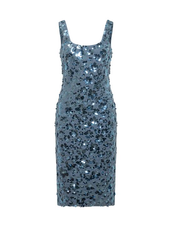 25SS 마이클 코어스 미디 원피스 MS5830EHHS 424 CHAMBRAY