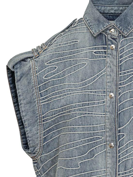 25SS 이로 데님 셔츠 25SWM100VALENTINA BLV0925S ICE BLUE - IRO