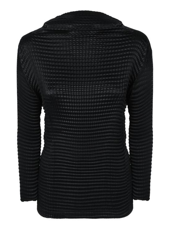 25FW 이세이 미야케 긴팔 티셔츠 IM48FJ105 15 Black