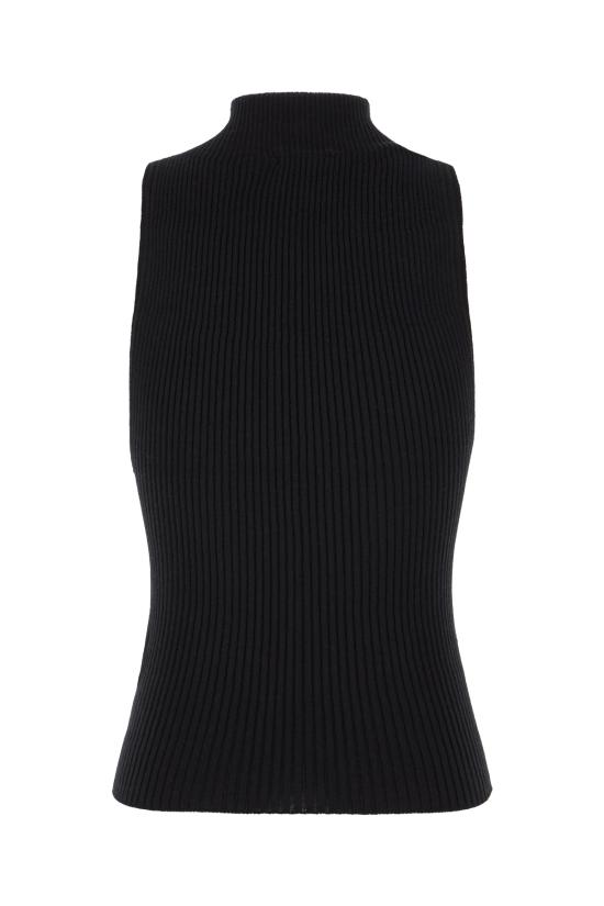 25SS 쿠레쥬 민소매 티셔츠 125MTO384FI0049 9999 BLACK - COURREGES