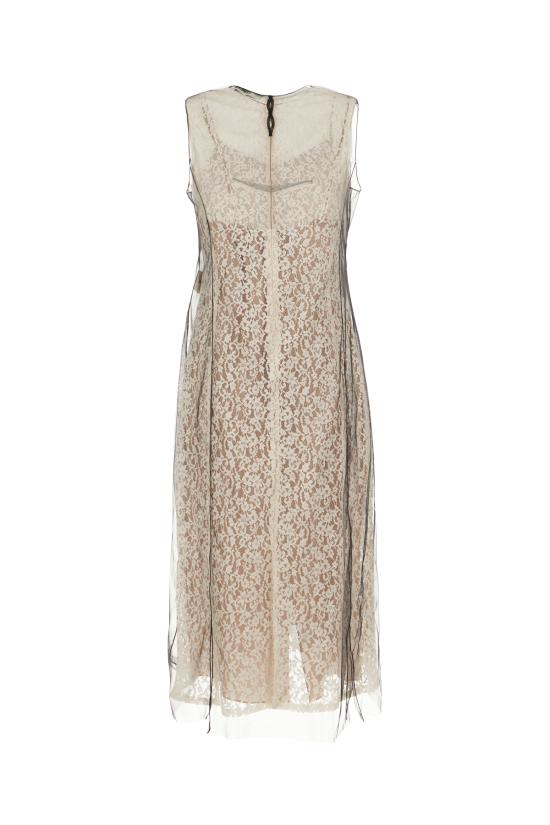 25SS 펜디 미디 원피스 FDD298AUP7 F1T48 WHITE - FENDI