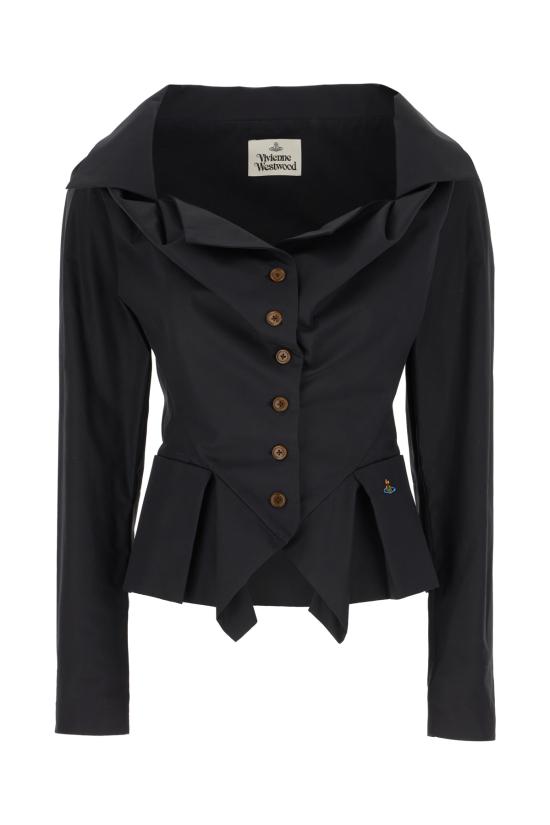 25SS 비비안웨스트우드 블라우스 15010061W009Q N401 BLACK
