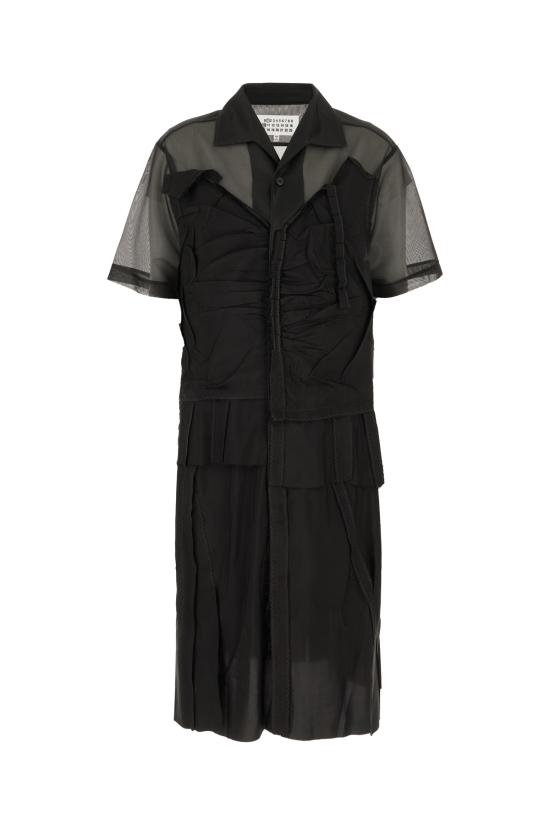 25SS 마르지엘라 미디 원피스 S51DD0027MTJ020 900 BLACK