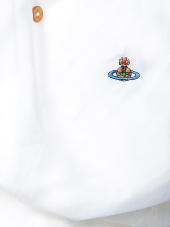 25FW 비비안웨스트우드 블라우스 1501000C W009Q A401 White - VIVIENNE WESTWOOD