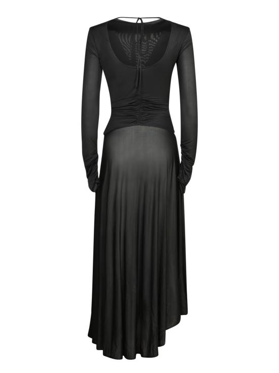 25FW 아크네 스튜디오 미디 원피스 A20754 900 Black - ACNE STUDIOS