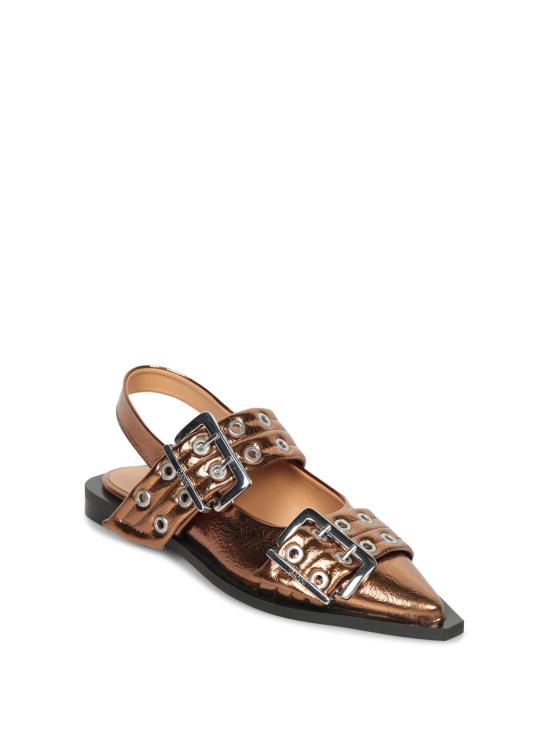 25FW 가니 힐/펌프스 S2799 046 Metallic - GANNI