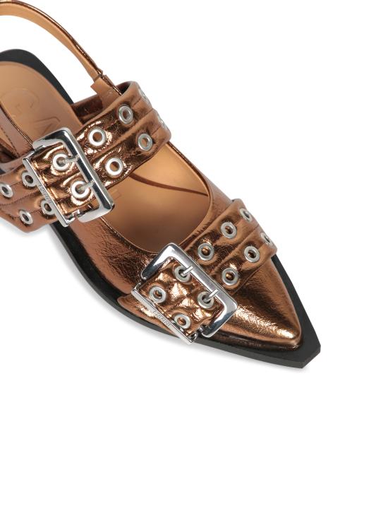 25FW 가니 힐/펌프스 S2799 046 Metallic - GANNI