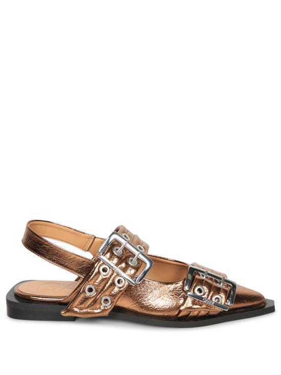 25FW 가니 힐/펌프스 S2799 046 Metallic