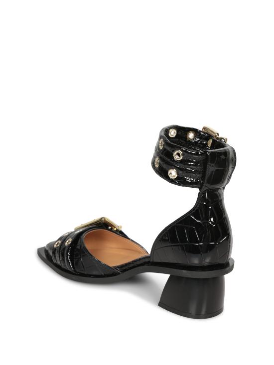 25FW 가니 힐/펌프스 S2802 099 Black - GANNI