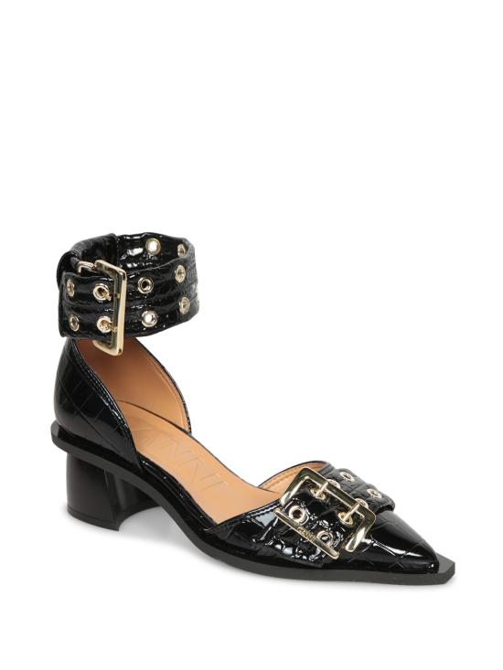 25FW 가니 힐/펌프스 S2802 099 Black - GANNI