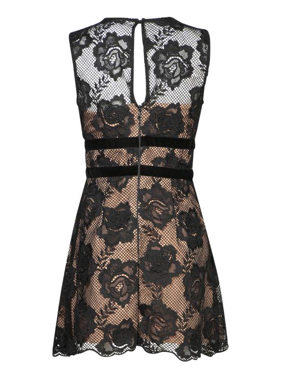 25FW 셀프 포트레이트 숏 원피스 AW24017SB BLACK Black - SELF PORTRAIT