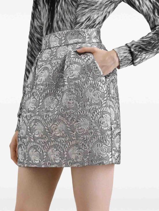  돌체앤가바나 숏 스커트 F4C1KTFJMZ3S0998 Silver - DOLCE & GABBANA