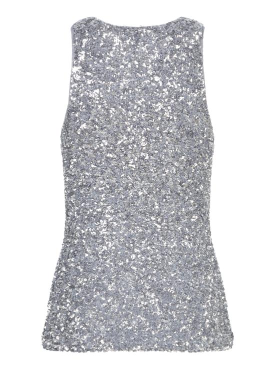 25FW 가니 민소매 티셔츠 F9654 552 Metallic - GANNI