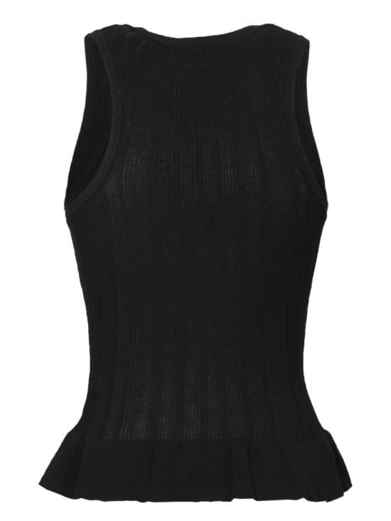 25FW 가니 민소매 티셔츠 K2225 099 Black - GANNI