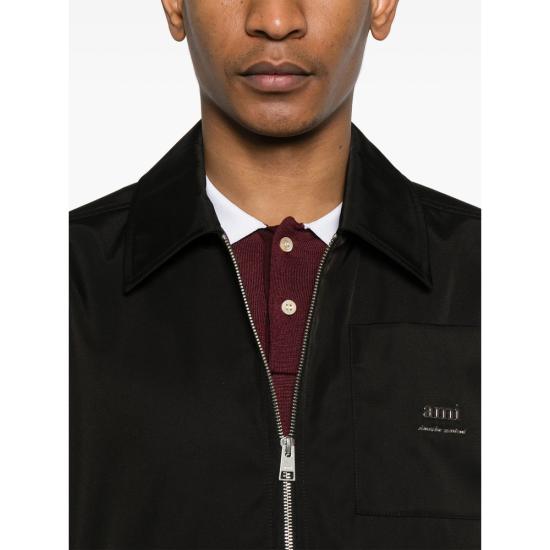 25SS 아미 봄버 자켓 HJK063PA0007001 BLACK DOM - AMI