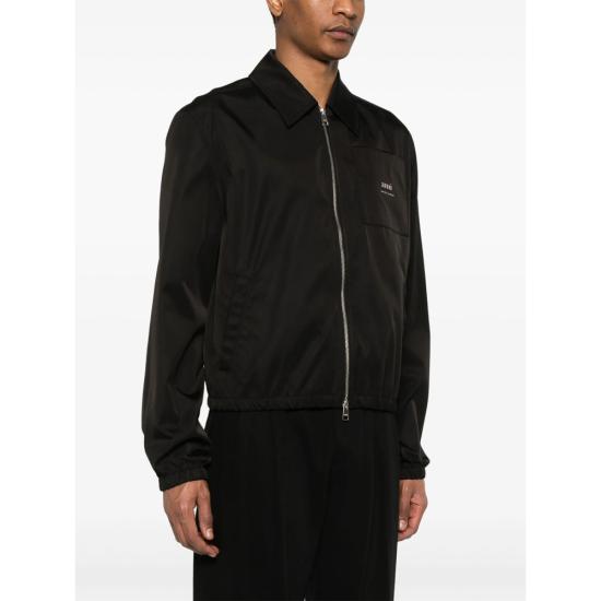 25SS 아미 봄버 자켓 HJK063PA0007001 BLACK DOM - AMI