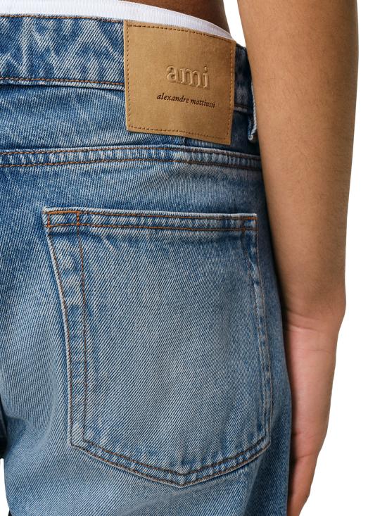 25FW 아미 클래식 핏 데님 팬츠 HTR001DE0046480 USED BLUE DOM - AMI