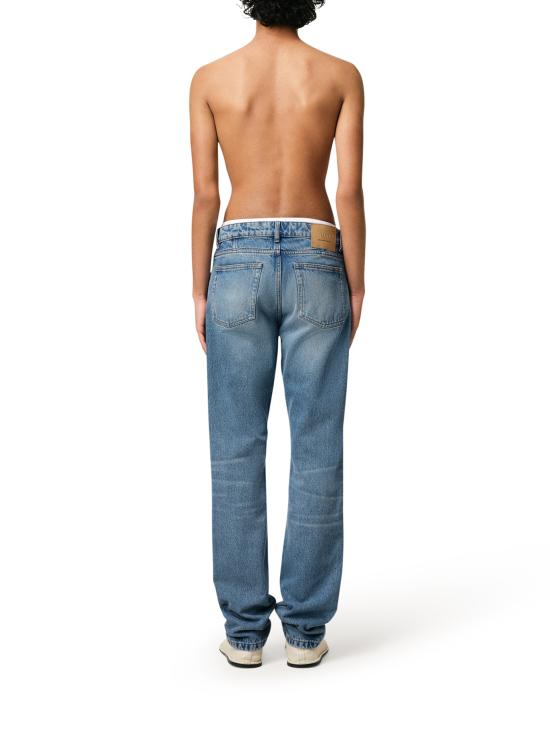 25FW 아미 클래식 핏 데님 팬츠 HTR001DE0046480 USED BLUE DOM - AMI