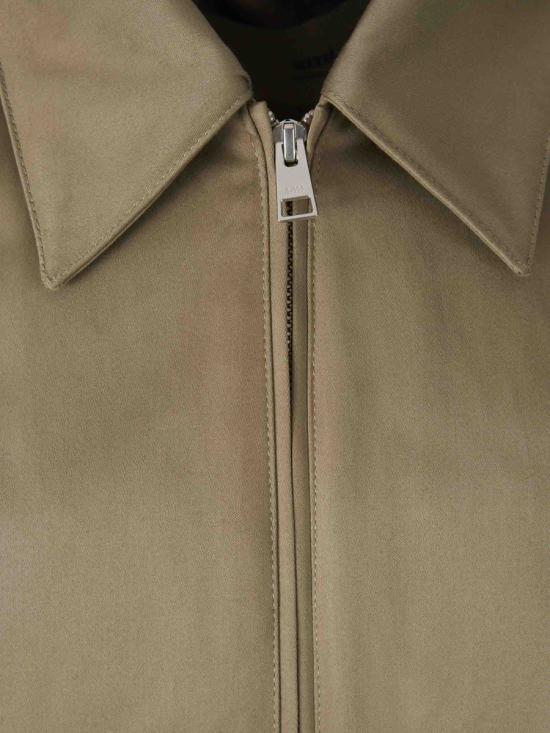 25SS 아미 ADC 코튼 새틴 지퍼 자켓  HJK040CO0103375 LAUREL DOM - AMI