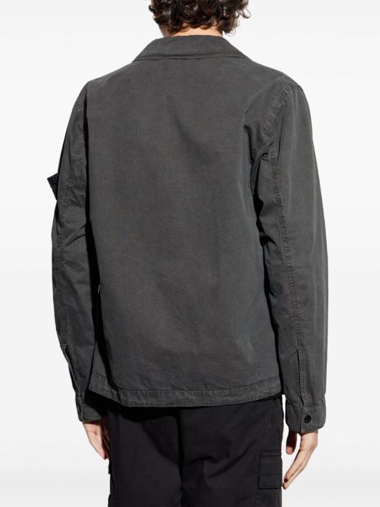 25SS 스톤 아일랜드 긴팔 셔츠 K1S151200032S00WNV0165 DARK GREY DOM - STONE ISLAND