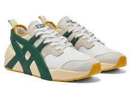 오니츠카타이거 빅 로고 트레이너 2.0 1183A795 102 WHITE PINE GREEN DOM
