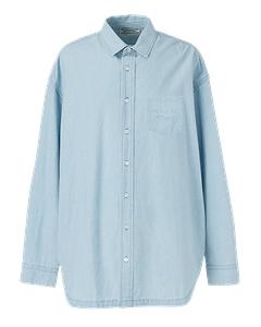  오니츠카타이거 데님 셔츠 2183B438 400 LIGHT BLUE DOM