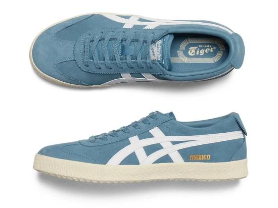  오니츠카타이거 멕시코 66 델리게이션 1183C344 400 GREY FLOSS CREAM DOM - ONITSUKA TIGER