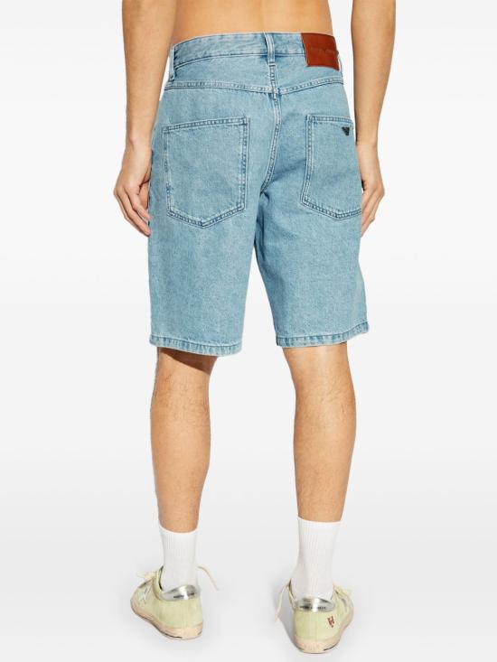 25SS 엠포리오 아르마니 데님 숏팬츠 EM001723 BLUE - EMPORIO ARMANI