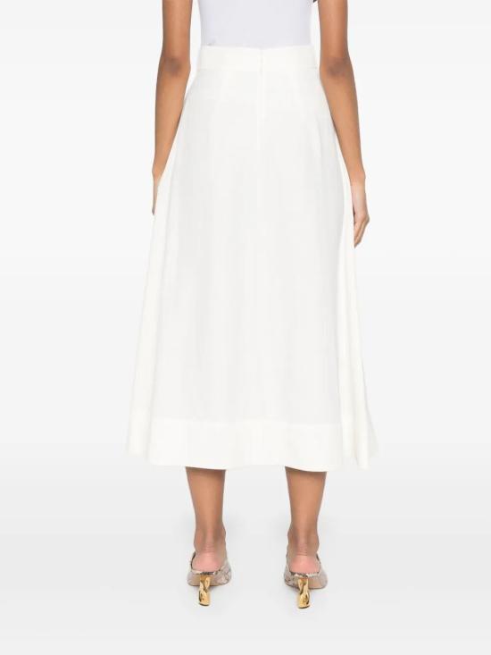 25SS 파로쉬 롱 스커트 D620484RAISA25 002 WHITE - PAROSH