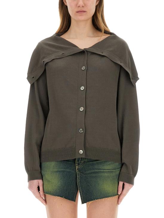 25SS 아워레가시 가디건 W2253OF FOGCLEANCOTTON CHARCOAL