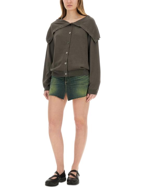 25SS 아워레가시 가디건 W2253OF FOGCLEANCOTTON CHARCOAL - OUR LEGACY