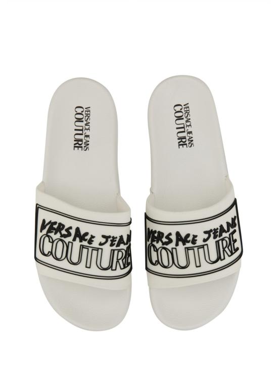 25SS 베르사체 뮬/슬리퍼 78YA3SQ3 ZSC22003 WHITE