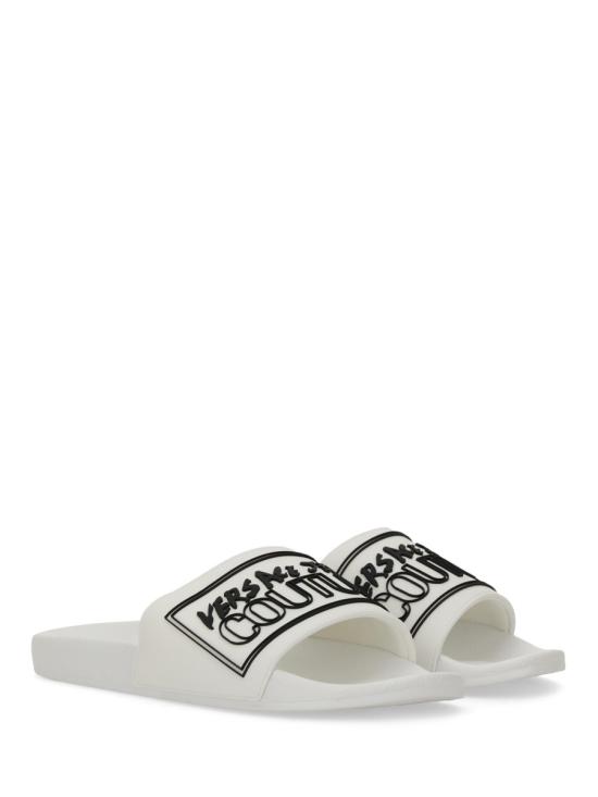 25SS 베르사체 뮬/슬리퍼 78YA3SQ3 ZSC22003 WHITE - VERSACE