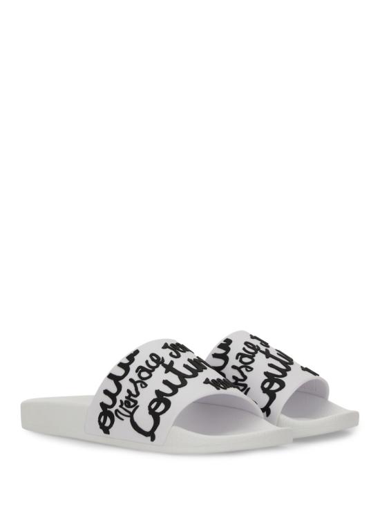 25SS 베르사체 뮬/슬리퍼 78VA3SQ1 71352L02 WHITE - VERSACE