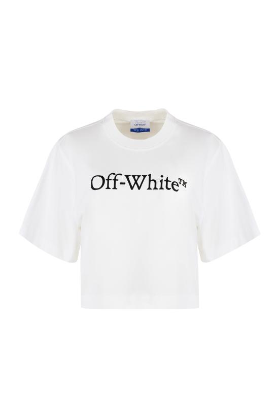 25SS 오프화이트 반팔 티셔츠 OWAA090C99JER004 0110 White