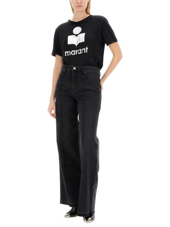 25SS 이자벨마랑에뚜왈 반팔 티셔츠 TS0001FB A1N10E01BK BLACK - ISABEL MARANT ETOILE