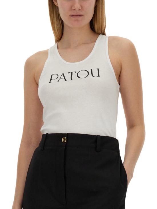 25SS 파투 민소매 티셔츠 JE015 9994001W WHITE - PATOU