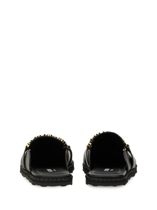 25SS 모스키노 뮬/슬리퍼 MA10162G1M MF0000 BLACK - MOSCHINO