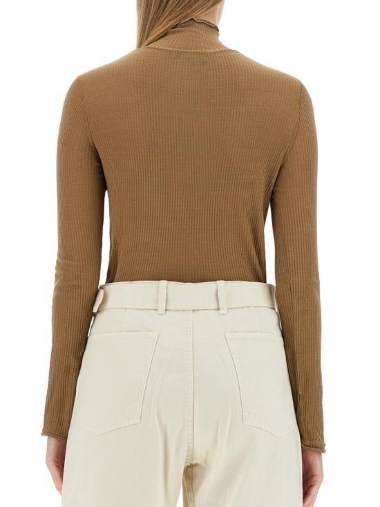  르메르 긴팔 티셔츠 TO1123 LJ1007GR649 BROWN - LEMAIRE