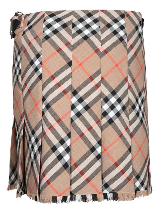 25SS 버버리 숏 스커트 8102634 B9368 Beige - BURBERRY