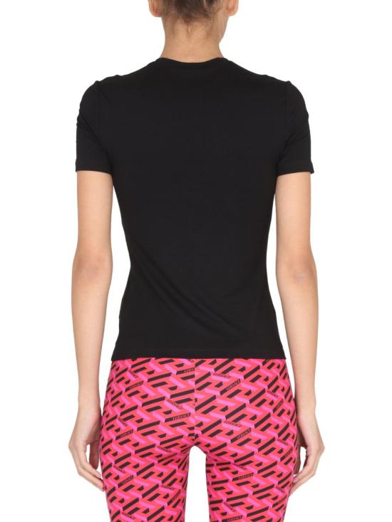  베르사체 반팔 티셔츠 1007521 1A053781B000 Black - VERSACE