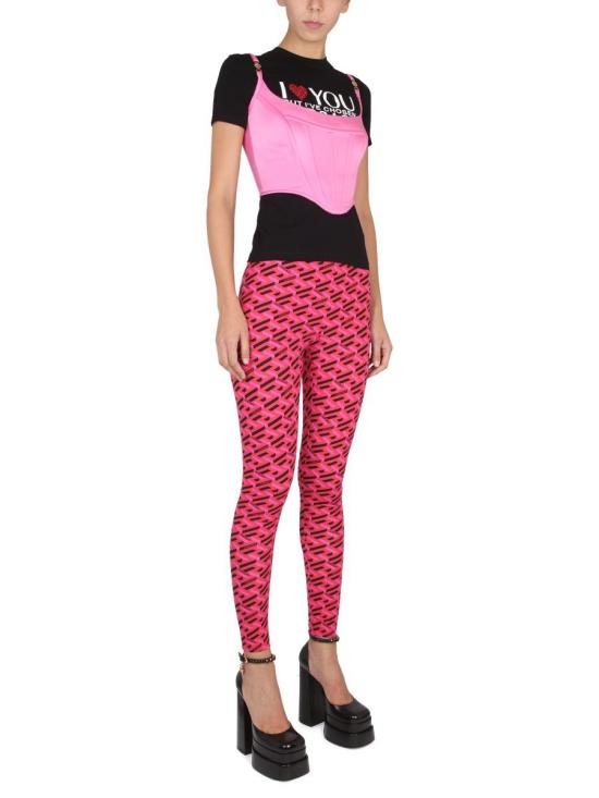  베르사체 반팔 티셔츠 1007521 1A053781B000 Black - VERSACE