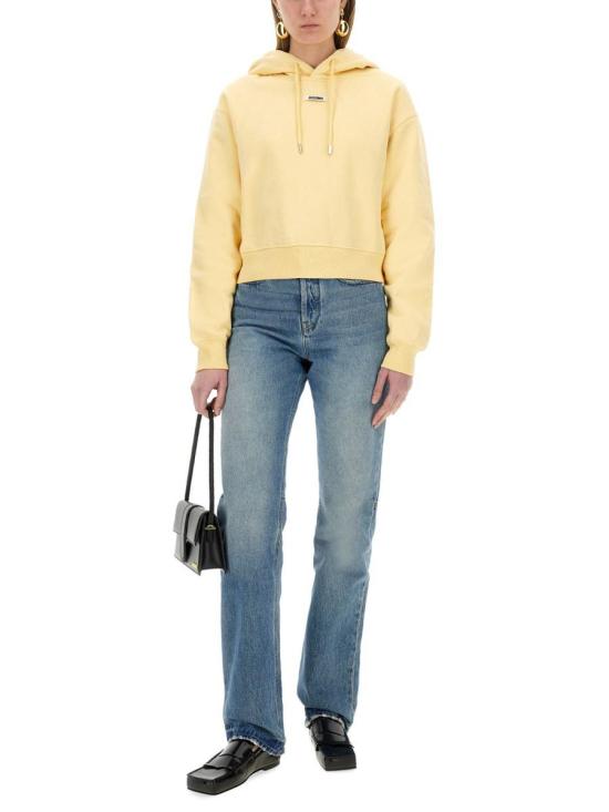 25SS 자크뮈스 후드 티셔츠 241JS162 2341131 YELLOW - JACQUEMUS