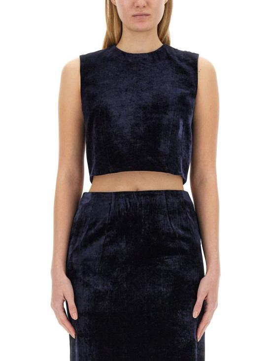  펜디 민소매 티셔츠 FS8105 AM3ZF1M2F BLUE