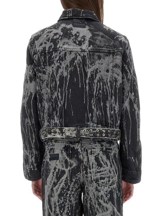 25SS 가니 가죽 자켓 J1599 006 Black - GANNI